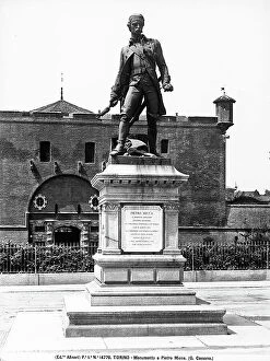 Images Dated 28th December 2012: Monumento to Pietro Micca, work by Giuseppe Cassano in Turin