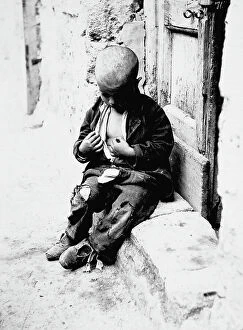 Images Dated 19th February 2007: Naples, beggar