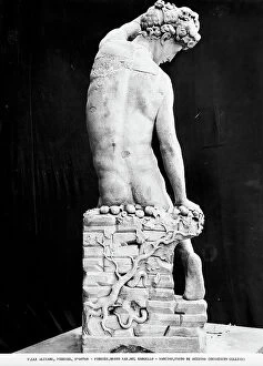 Images Dated 11th January 2007: Narcissus, back, marble, Benvenuto Cellini (1500-1571), The Bargello National Museum, Florence