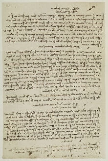 Images Dated 23rd April 2009: Notes on light and shadow, writings by Leonardo da Vinci, belonging to the Codex A