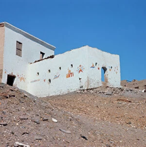 Images Dated 11th October 2011: Nubia, houses painted in a Nubian village