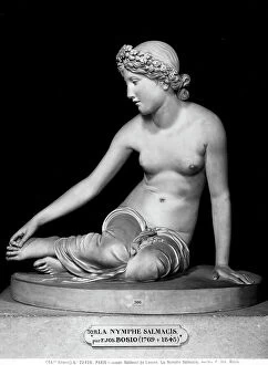Images Dated 4th April 2012: The Nymph Salmacis, marble sculpture by Francois-Joseph Bosio preserved in the Louvre, Paris
