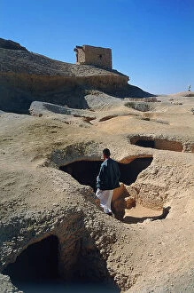 Images Dated 22nd December 2011: Oasis of Siwa. necropolis archaeological
