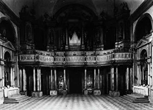 Images Dated 25th May 2010: Organ and choir of the Church of San Rocco, Venice