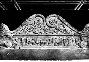 Images Dated 28th July 2011: Ornamental frieze from the altar located inside the Ara Pacis Augustae