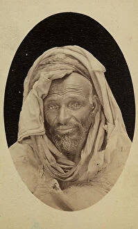 Images Dated 11th May 2011: Oval portrait of an Algerian from Bliuhah