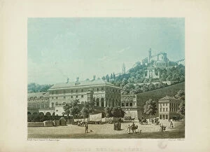 Images Dated 18th March 2010: Palazzo Doria in Genoa, engraving by Falkeisen from a daguerreotype