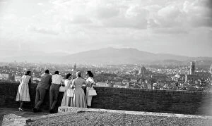 Florence Collection: Panorama of Florence from Forte Belvedere