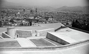 Florence Collection: Panorama of Florence from Forte Belvedere