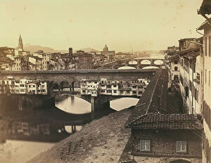 Images Dated 11th May 2011: Panorama of Florence with the Ponte Vecchio in the foreground