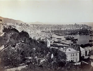 Images Dated 16th April 2012: Panorama of Genoa and the port