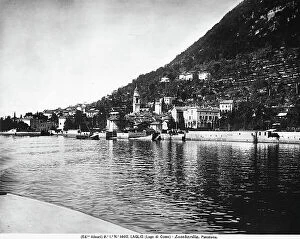Images Dated 27th December 2012: Panorama of Laglio on Lake Como