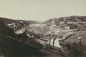 Images Dated 27th March 2003: Panorama of Looe in Cornwall