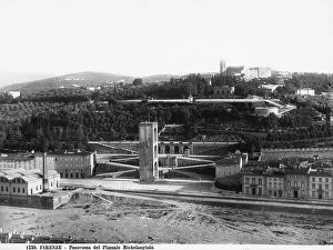 Florence Collection: Panorama of Piazzale Michelangelo. The port of San Niccol, Piazzale Michelangelo