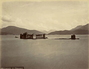 Images Dated 7th September 2009: A panoramic view of the Castles of Cannero in Lake Maggiore