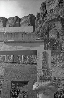 Images Dated 8th September 2011: Particular archaeological remains of the Valley of the Kings at Thebes (ancient Luxor)