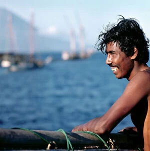 Images Dated 31st August 2011: People. Types of Indonesian fishermen and sailors