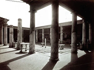Images Dated 3rd November 2010: The peristyle of the house of the Vettii in Pompeii