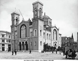 Images Dated 11th April 2012: The photo shows the view of the exterior of the nineteenth century cathedral of Athens