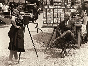 Images Dated 21st October 2011: Photographer at the Turin market
