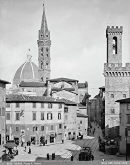 Florence Collection: Piazza San Firenze in Florence