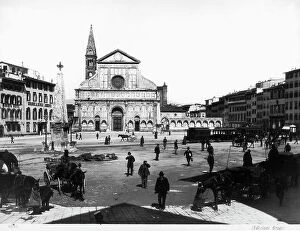 Florence Collection: Piazza Santa Maria Novella in Florence