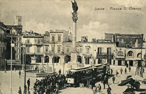 Images Dated 14th April 2011: Piazza Sant'Oronzo, Lecce