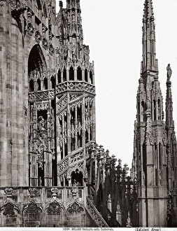 Images Dated 28th February 2008: Detail of the pinnacle of Milan's Cathedral