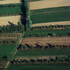 Images Dated 2nd October 2009: Plowed field, countryside of Lombardy