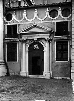 Images Dated 30th March 2010: Side portal of the Church of San Giorgio Maggiore, Venice