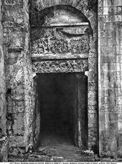 Images Dated 6th April 2012: Portal of the Rotari Tomb at Monte S. Angelo