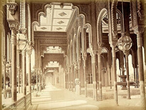 Images Dated 10th May 2011: The portico of a palace in the city of Cairo