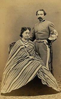 Images Dated 7th April 2011: Portrait of the Colonel Angelo Piola with his wife