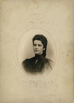 Images Dated 7th April 2011: Portrait of Empress Elizabeth of Bavaria (1837-1898)