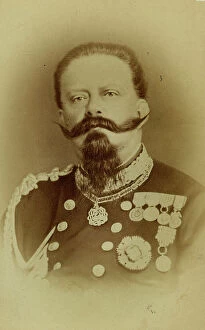 Images Dated 7th April 2011: Portrait of the first King of Italy Victor Emmanuel III (1820-1878)