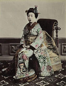 Images Dated 1st September 2011: Portrait of a Geisha