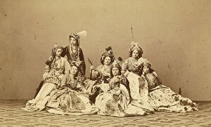 Images Dated 4th May 2011: Portrait of a group of women in Oriental dress