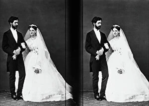Images Dated 7th March 2011: Portrait of married couple in ceremonial dress