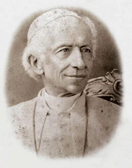 Images Dated 1st October 2008: Portrait of Pope Leone XIII