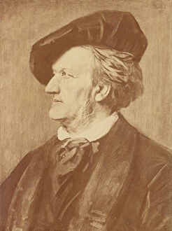 Images Dated 9th June 2004: Portrait of Wilhelm Richard Wagner, image based on a photograph