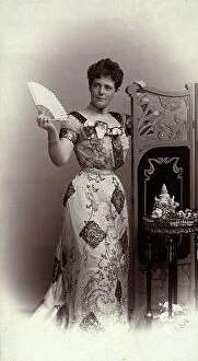 Images Dated 24th May 2011: Portrait of a woman in a long dress