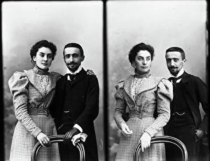 Images Dated 23rd March 2011: Portrait of a young couple, multiple image