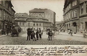 Images Dated 28th April 2011: Postcard of Prague