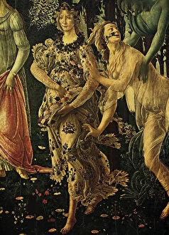 Images Dated 23rd February 2011: Primavera, detail, tempera on panel, Botticelli, Sandro (1445-1510), Uffizi Gallery, Florence
