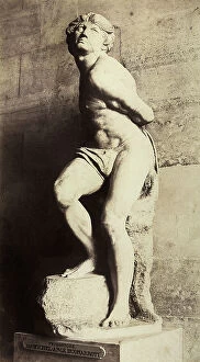 Images Dated 6th May 2011: Prison by Michelangelo, called the rebellious slave; work preserved in the Louvre Museum, Paris