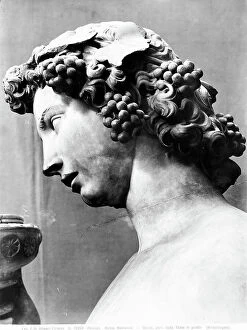 Images Dated 24th January 2007: Profile of Bacchus's face, by Michelangelo, in the Museo del Bargello, Florence