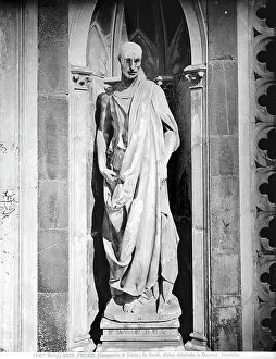 Images Dated 12th June 2009: Prophet Abacuc, marble, Donato di Niccol di Betto Bardi detto Donatello (1386-1466), Cathedral Tower