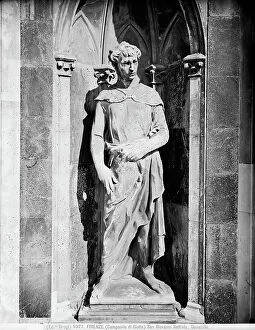 Images Dated 12th June 2009: Prophet, marble, Nanni di Bartolo (active 1419-1435), Cathedral Tower