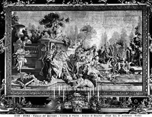 Images Dated 5th February 2010: Psyche bathing; a Beauvais Manufactory tapestry designed by Franois Boucher. Quirinal Palace, Rome