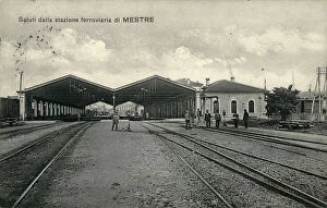 Images Dated 31st March 2010: The railway station of Mestre
